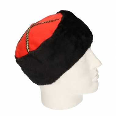 Russische x stuks kozakken verkleed hoed volwassenen