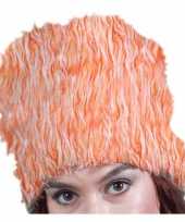 Oekraine bontmutsen in oranje kleur
