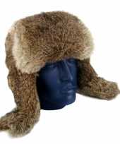 Russische bontmuts bruin