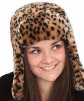 Russische bontmuts tijgerprint