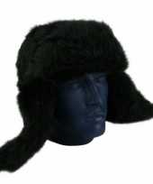 Russische bontmutsen zwart